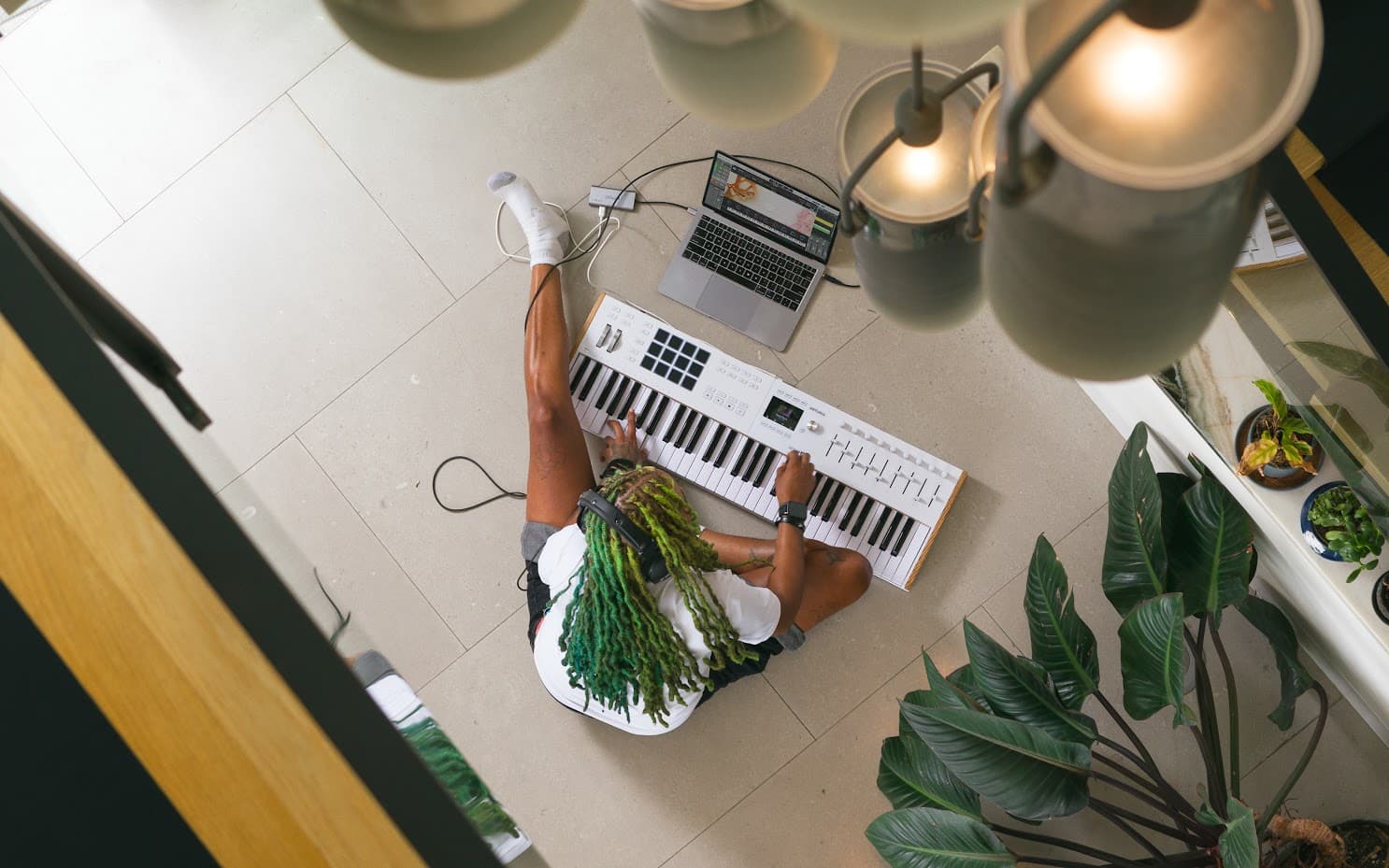 KeyLab tocando